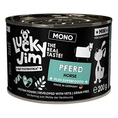 Lucky Jim MINI Mono drėgnas maistas šunims 6 x 200 g, 200 - 399 g — 1 nuotrauka