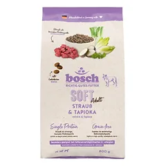 BOSCH HPC Soft Adult 800 g stručių ir tapiokos monobiałkowa maistas šunims