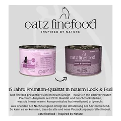 catz finefood ekonominė pakuotė, drėgnas maistas katėms 12 x 200 g — 4 nuotrauka