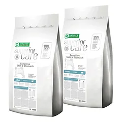 Nature's Protection Superior Care Sensitive Skin & Stomach Adult All Breeds Lamb - maistas jautriems visų veislių šunims su ėriena, 1,5kg — 3 nuotrauka