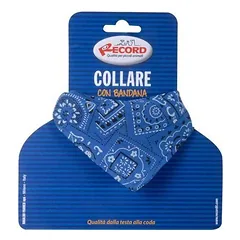 BANDANA NYLON COLLAR BLUE 2,5X55-65 CM