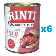 RINTI Kennerfleisch Veršienos 6x400 g