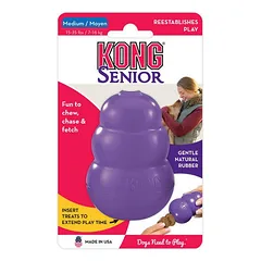 KONG Senior žaislas senjorams šunims su klibojančiais dantimis, M dydis