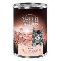 Wild Freedom Kitten drėgnas maistas kačiukams 12 x 400 g — 4 nuotrauka