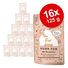 GRAU Adult be grūdų drėgnas maistas katėms 16 x 125 g