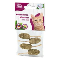 JR Farm Cat Bavarian Catnip Katzenminze-Mäuschen - 4 Stück