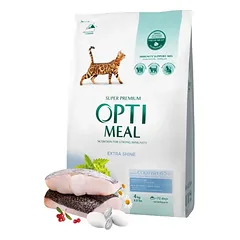 OPTIMEAL sausas maistas suaugusioms katėms su menke 10 kg — 3 nuotrauka