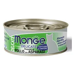 Monge Delicate konservai su vištiena ir šparagais katėms