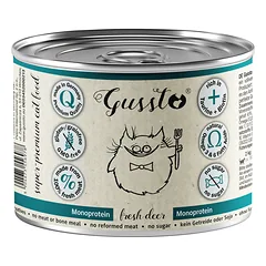 GUSSTO Cat Fresh Deer konservai katėms su elniena, 200 g