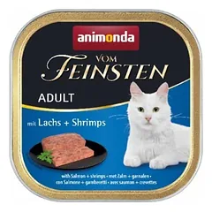 Animonda vom Feinsten konservai katėms su lašiša ir krevetėmis, 100g — 2 nuotrauka
