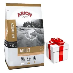 Arion Original Grain-Free Adult Salmon & Potato 12 kg + Staigmena ŠUNIUI
