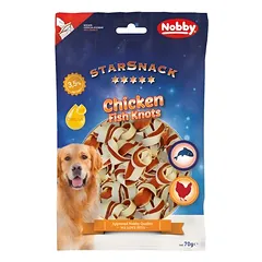 Nobby StarSnack Chicken Fish Knots 70 g