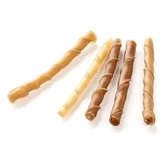 Kauartikel.com Rinder-Kausticks, gedreht - Ø 9 - 10 mm