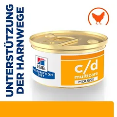 Hill's Prescription Diet c/d Urinary Care Mousse mit Huhn 12 x 85 g
