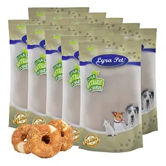 Lyra Pet® kramtomieji žiedai su vištienos krūtinėlės juostelėmis — 1 nuotrauka
