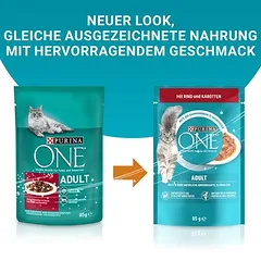 PURINA ONE Adult drėgnas maistas katėms — 2 nuotrauka