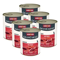 ANIMONDA GranCarno Junior skonis: kalakutiena 6x800g 