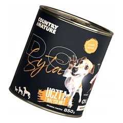 COUNTRY&NATURE Baltos mėsos šventė drėgnas ėdalas suaugusiems šunims 850 g