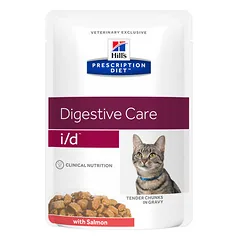 Hills Prescription Diet Cat I/D Digestive Care with Salmon 12x85 g