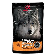 ALPHA SPIRIT WET putėsiai šunims su kalakutiena 85g 6vnt (24) — 2 nuotrauka