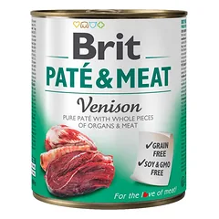 BRIT PATÉ & MEAT – ŽVĖRIENA 800 g