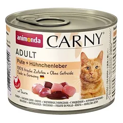 ANIMONDA Carny Adult katėms su kalakutienos ir vištienos kepenėlėmis 200 g