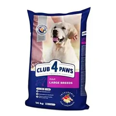 CLUB 4 PAWS Premium Visavertis pašaras didelių veislių šunims, 14 kg