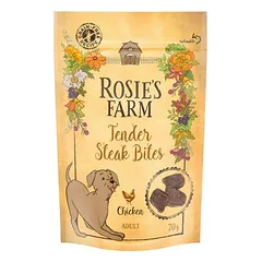 Rosie's Farm Snacks Adult "Tender Steak Bites" Huhn