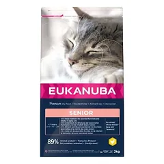 Eukanuba CAT Senior TOP CONDITION 7+ Chicken sausas maistas katėms, 2 kg