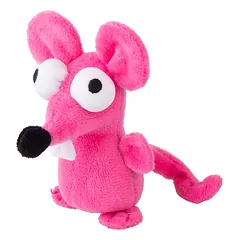ROGZ Catnip Plush Mouse Rožinė Pelė 14cm