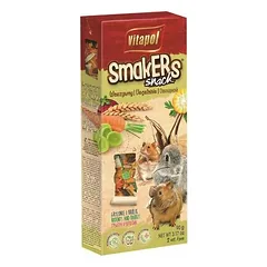 Vitapol Smakers Snack su daržovėmis, skanėstai triušiams ir graužikams 90 g — 3 nuotrauka