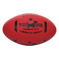 Flamingo Hundespielzeug Downa Rugby rot