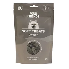 FourFriends minkšti skanėstai su elniena, 200 g