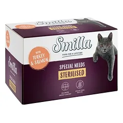 Smilla Sterilised dubenėliai drėgnas maistas katėms 6 x 100 g — 5 nuotrauka