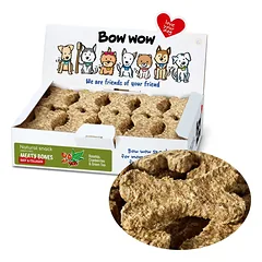 Skanėstai šunims BOW WOW Meaty Bones su jautiena, kolagenu ir spanguolėmis, 30 vnt.
