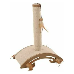 Flamingo SCRATCH POLE SISAL+TOY ELLA 40x21x52cm