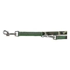 TRIXIE Premium pritaikomas pavadys, su neoprenu XS-S 2m/15mm, kamufl./miško
