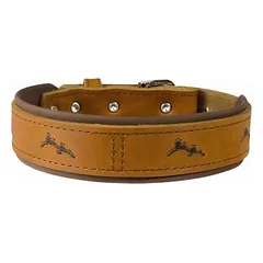 Das Lederband Halsband Zweiburgen Maroon/Mocca