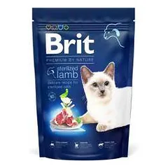 Brit Premium Cat Sterilized Lamb 300 g parduotuvėje petreon.lt