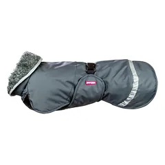 Perus Pomppa Harness Jacket Graphite - žieminis šuo paltas su anga pakinktams, Szara / 48 — 2 nuotrauka