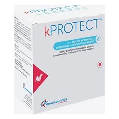 kPROTECT tabletės papildas šunims ir katėms inkstų ligoms IV ligos stadija 120 tabl.