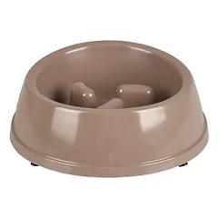 Flamingo Futternapf Mangi Slowfeeder taupe