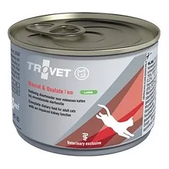 TROVET RID Renal & Oxalate (katėms) 200g - ėriena 