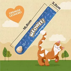 Meowee! Savoury Spoonables 4 x 14 g, skanėstai katėms — 4 nuotrauka