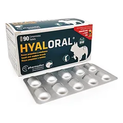 Hyaloral Medium N90 papildai sąnariams vidutinių veislių šunims, 1 vnt. — 2 nuotrauka