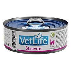 Farmina Vet Life Cat Struvite konservuotas dietinis maistas suaugusioms katėms šlapimo takų sveikatai, struvitų tirpinimui, 85 g photo