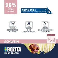 Bozita Dog Pate 6 x 400 g, drėgnas maistas šunims — 3 nuotrauka