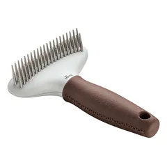 HUNTER Detangling SPA dviejų eilių šukos gyvūnų kailio iššukavimui — 3 nuotrauka