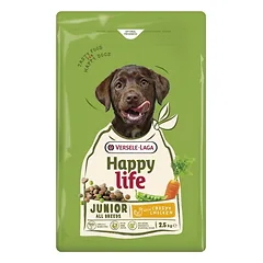 VERSELE-LAGA Happy Life Junior with Chicken 2,5kg maistas šuniukams ir jauniems šunims su vištiena