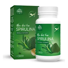 Pokusa RawDiet Spirulina 120tbl. - natūralus papildas, palaikantis šunų ir kačių funkcijas.